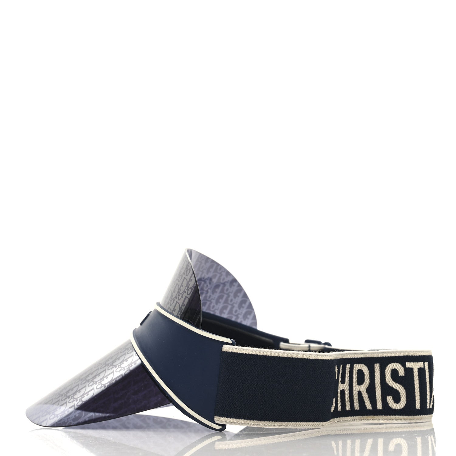 Christian Dior Oblique DiorClub V1U Sun Visor Blue 4 of 8
