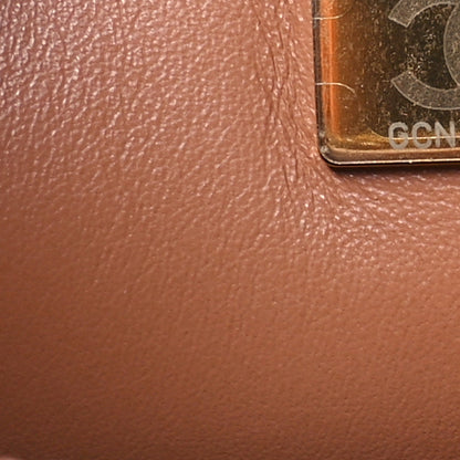 Chanel Lambskin Quilted Mini Pearl Crush Flap Brown Brown 7 of 11