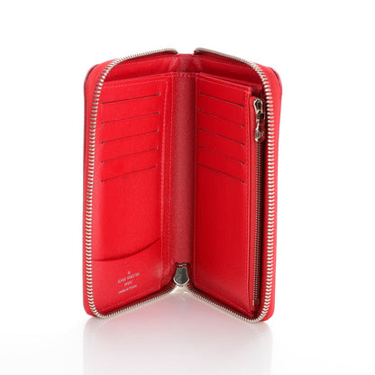 Louis Vuitton Epi Compact Zippy Wallet Carmine 5 of 7