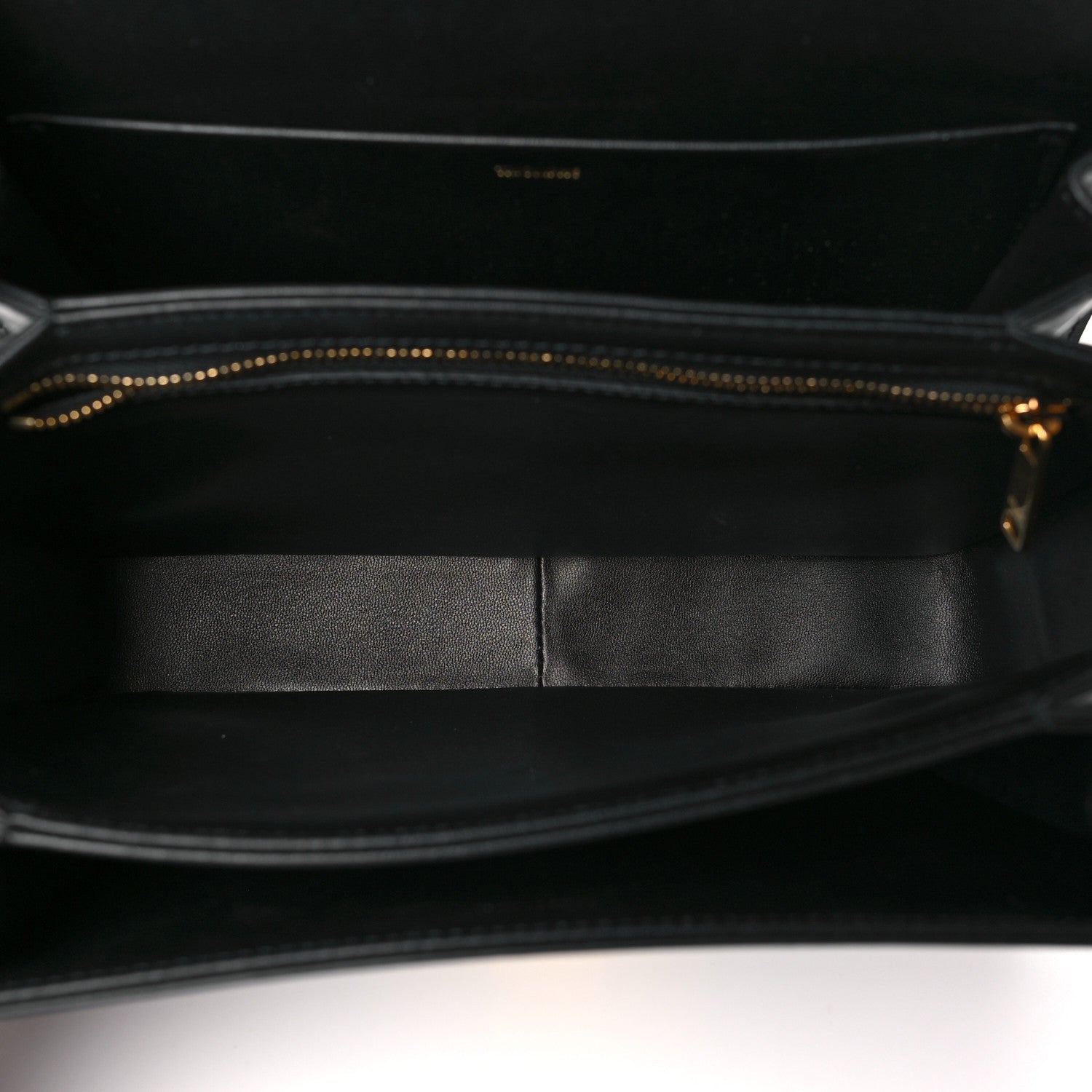 Celine Shiny Calfskin Medium Triomphe Black 5 of 10