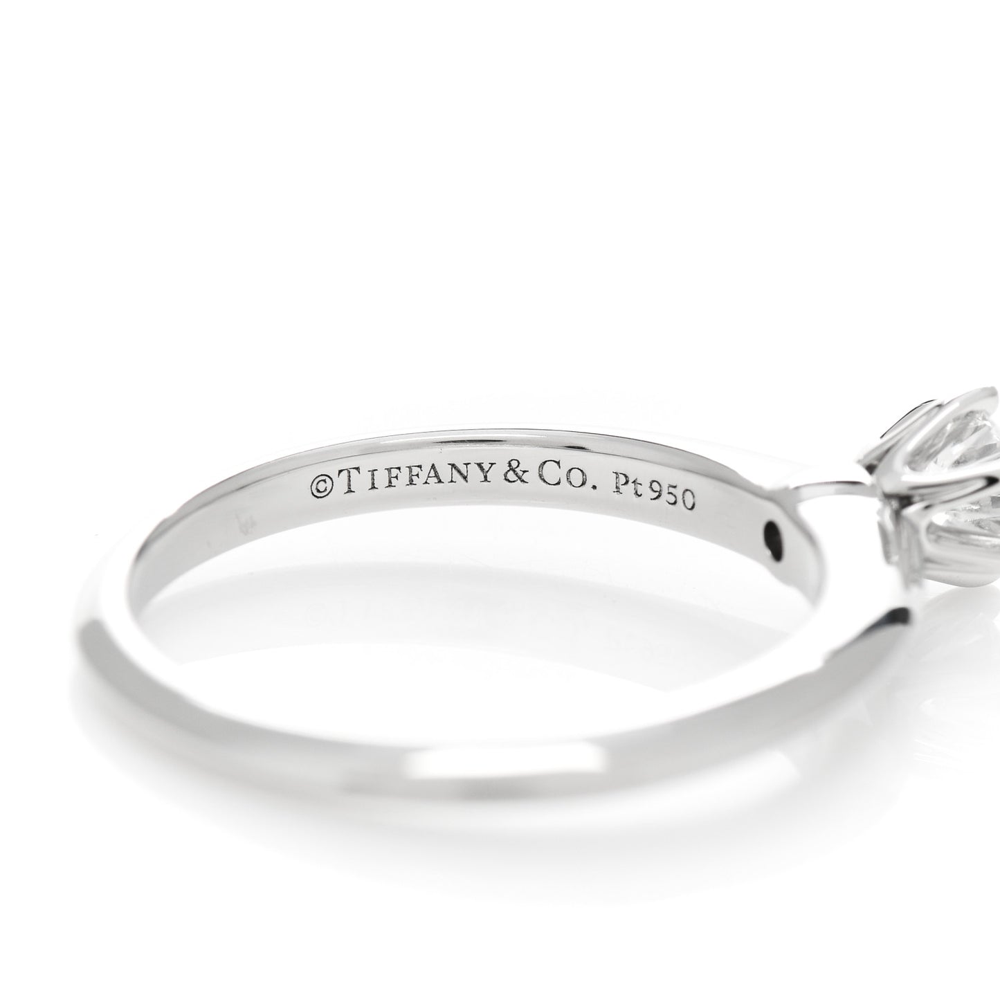 Platinum Diamond .24ct Solitaire Engagement Ring 49 5