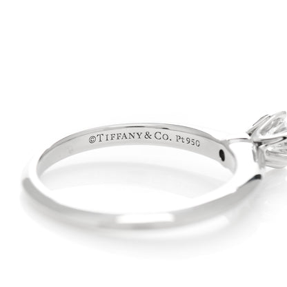Tiffany Platinum Diamond .24ct Solitaire Engagement Ring 49 5 5 of 6