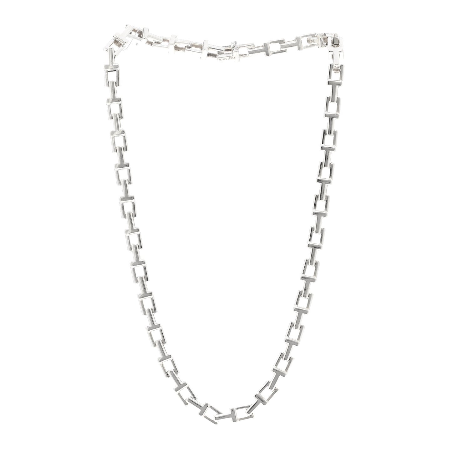 Sterling Silver Interchangeable T Chain Necklace