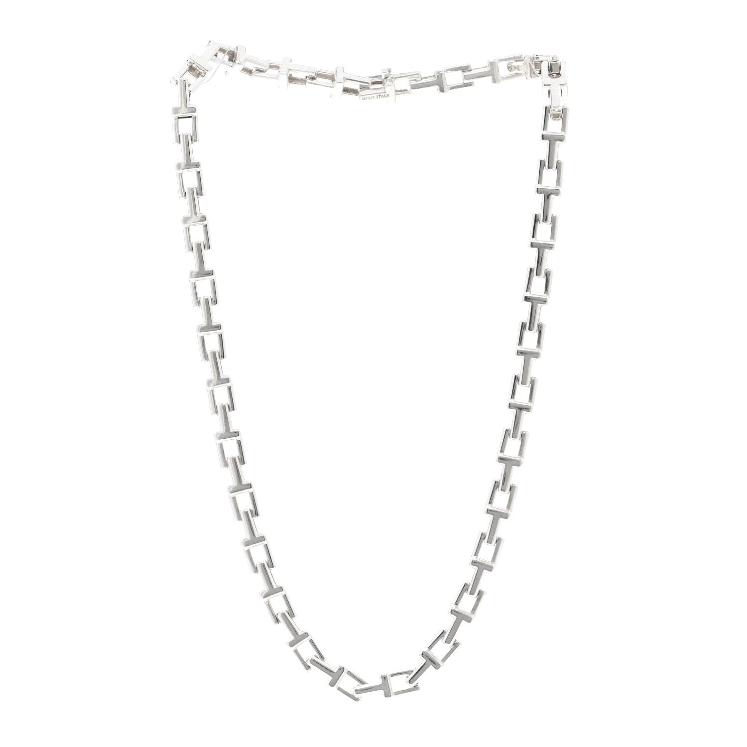 Tiffany Sterling Silver Interchangeable T Chain Necklace 9 of 11