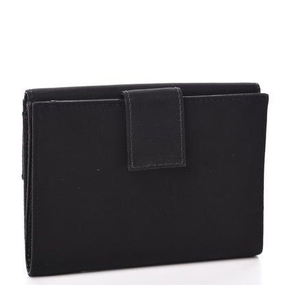 Prada Tessuto Nylon French Wallet Black 2 of 10
