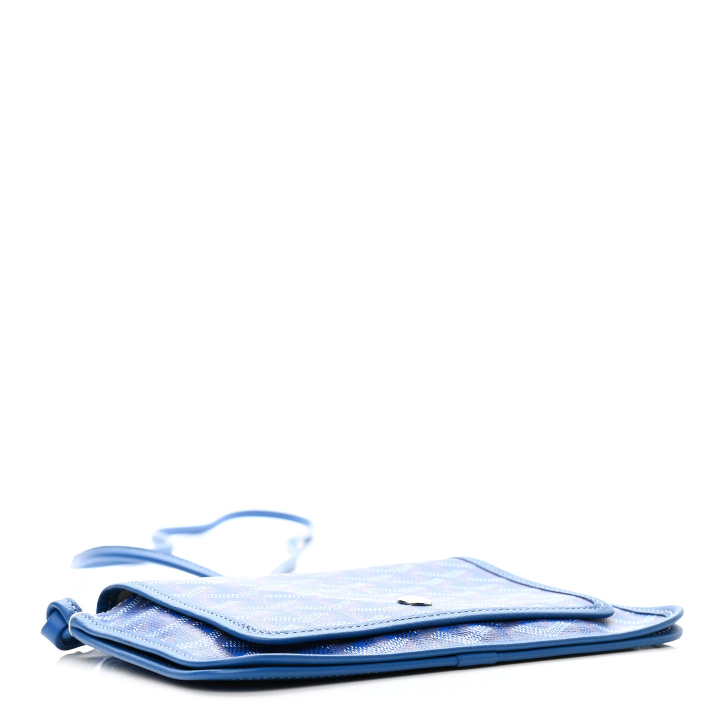 Goyardine Plumet Wallet Clutch Sky Blue