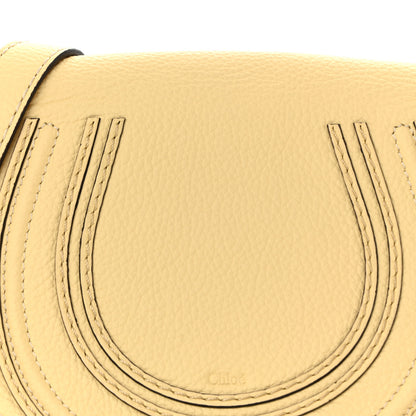 Chloe Grained Calfskin Small Marcie Saddle Bag Softy Yellow 7 of 9