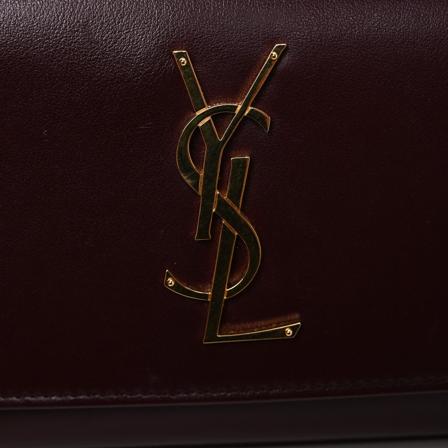 Smooth Calfskin Monogram Kate Belt Bag Rouge Legion
