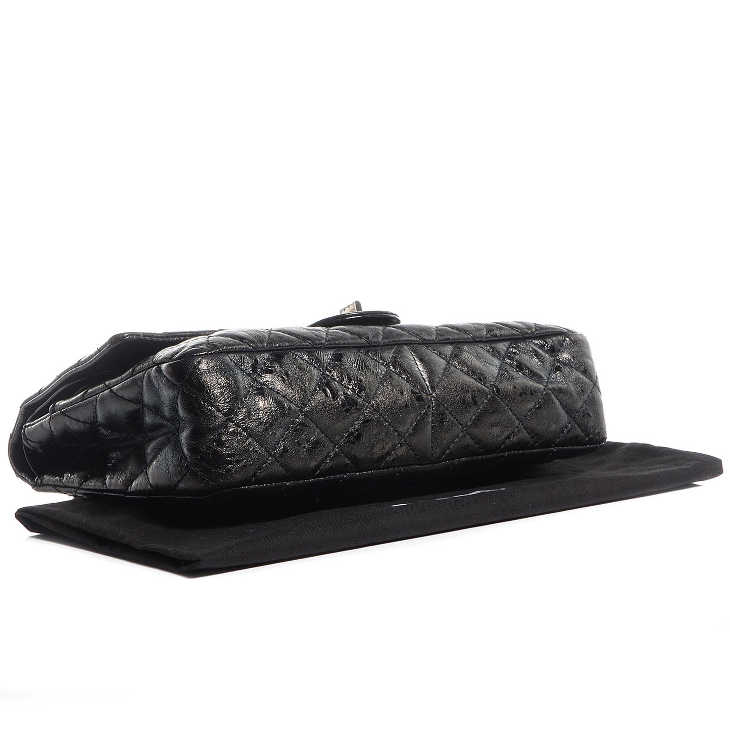 Glazed Calfskin 2.55 Reissue 226 Flap Black