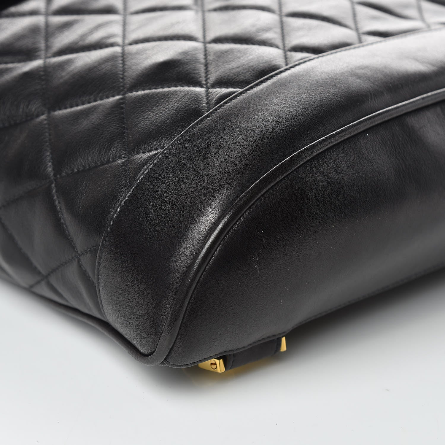 Chanel Lambskin Quilted Backpack Black 9 of 11