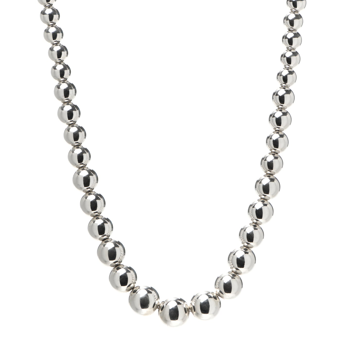Sterling Silver HardWear Graduated Ball Necklace