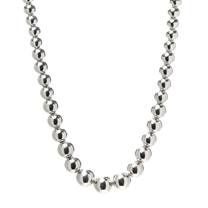 Tiffany Sterling Silver HardWear Graduated Ball Necklace 1 of 4