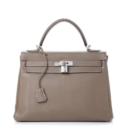 Hermes Togo Kelly Retourne 32 Etoupe 1 of 39
