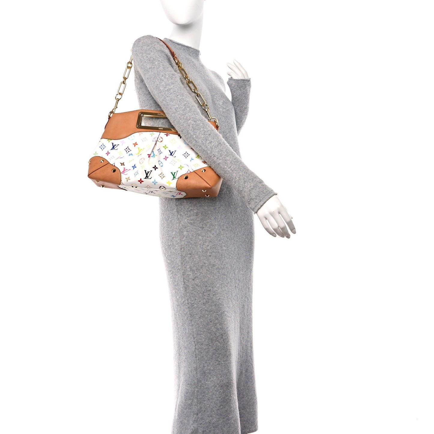 Monogram Multicolor Judy MM White