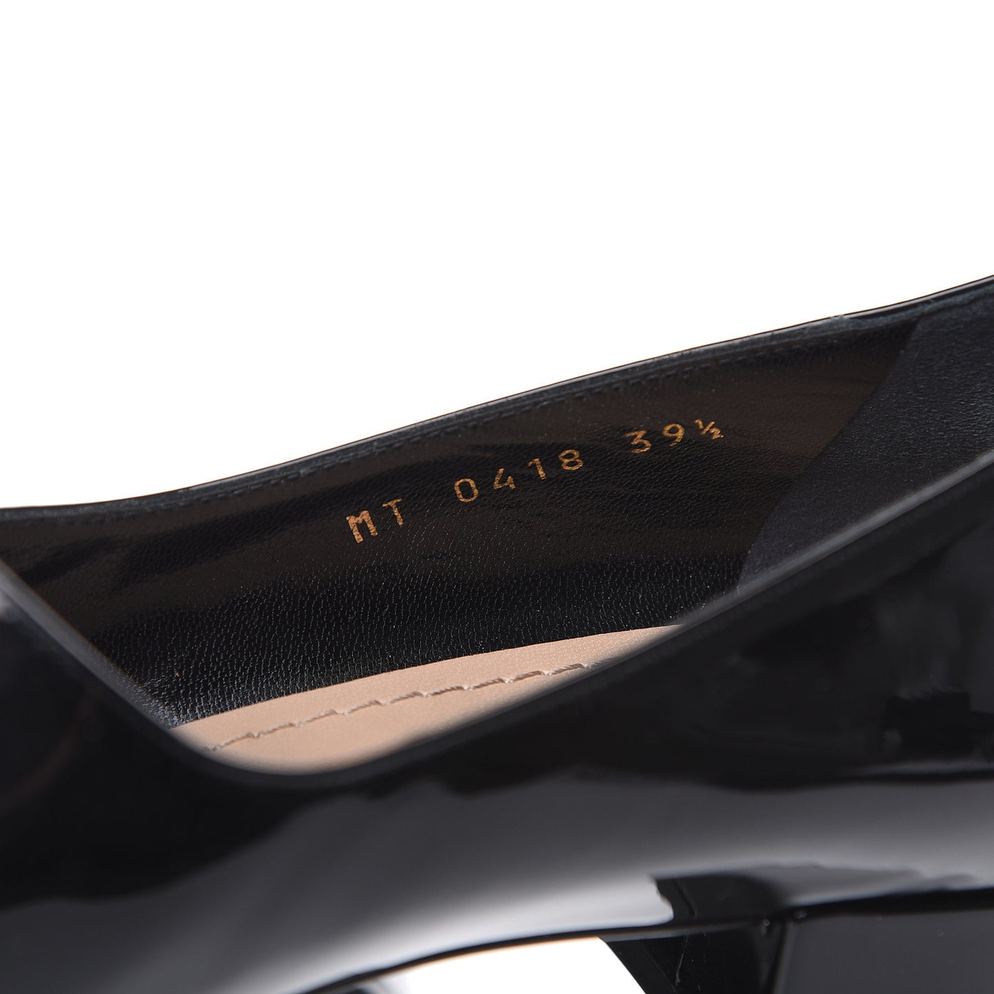 Patent Baby-D Ballet Pumps 39.5 Black