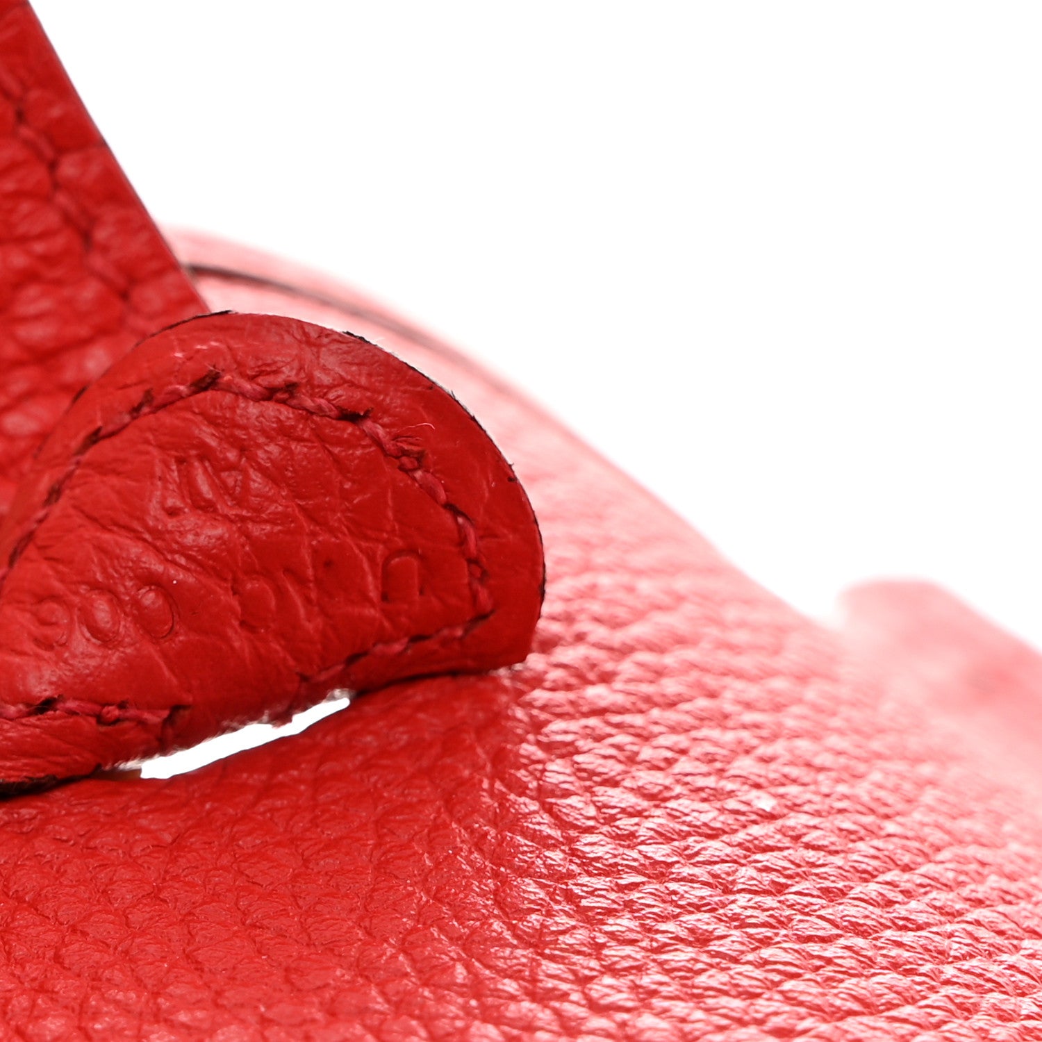 Hermes Taurillon Clemence Evelyne TPM Rouge Tomate 7 of 10