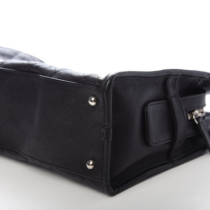 Chanel Caviar Quilted French Riviera Tote Black 9 of 10