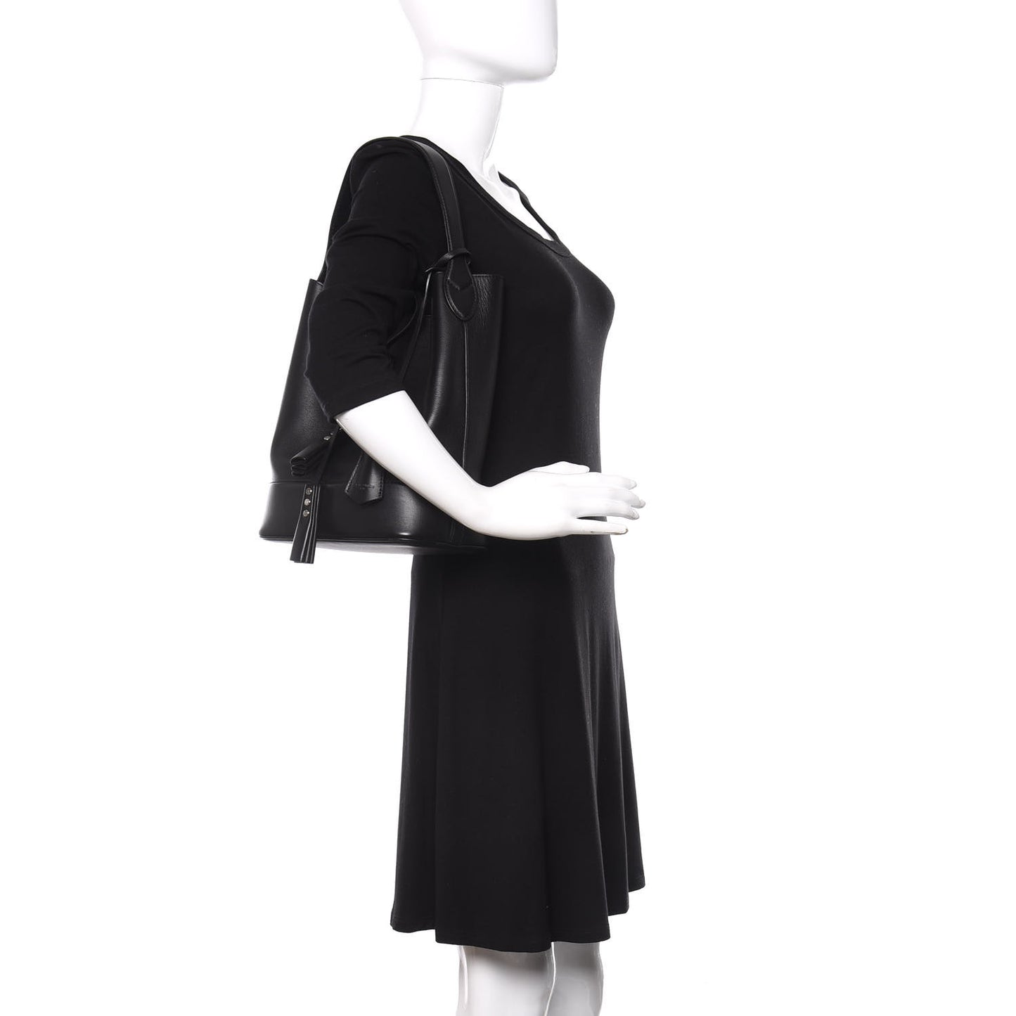 Smooth Calfskin NN14 Cuir Nuance GM Black
