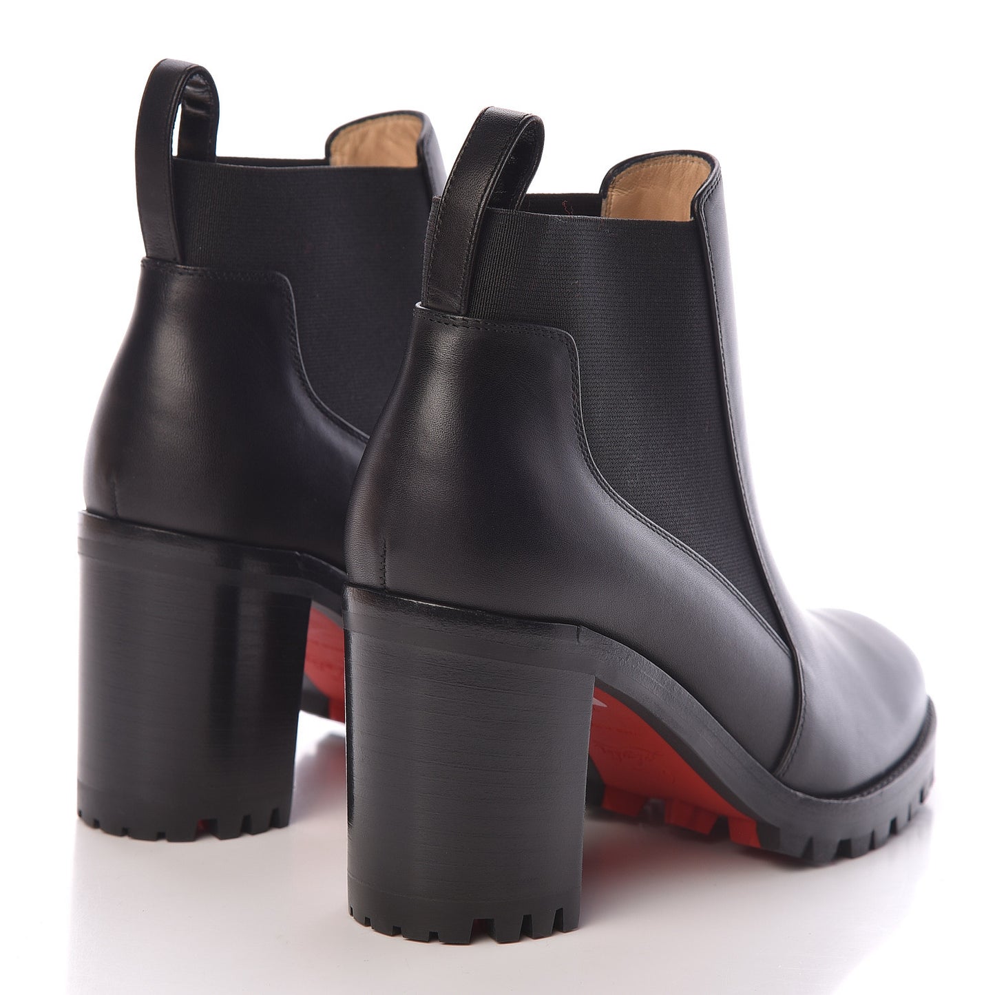 Calfskin Marchacroche 70 Chelsea Boots 36.5 Black