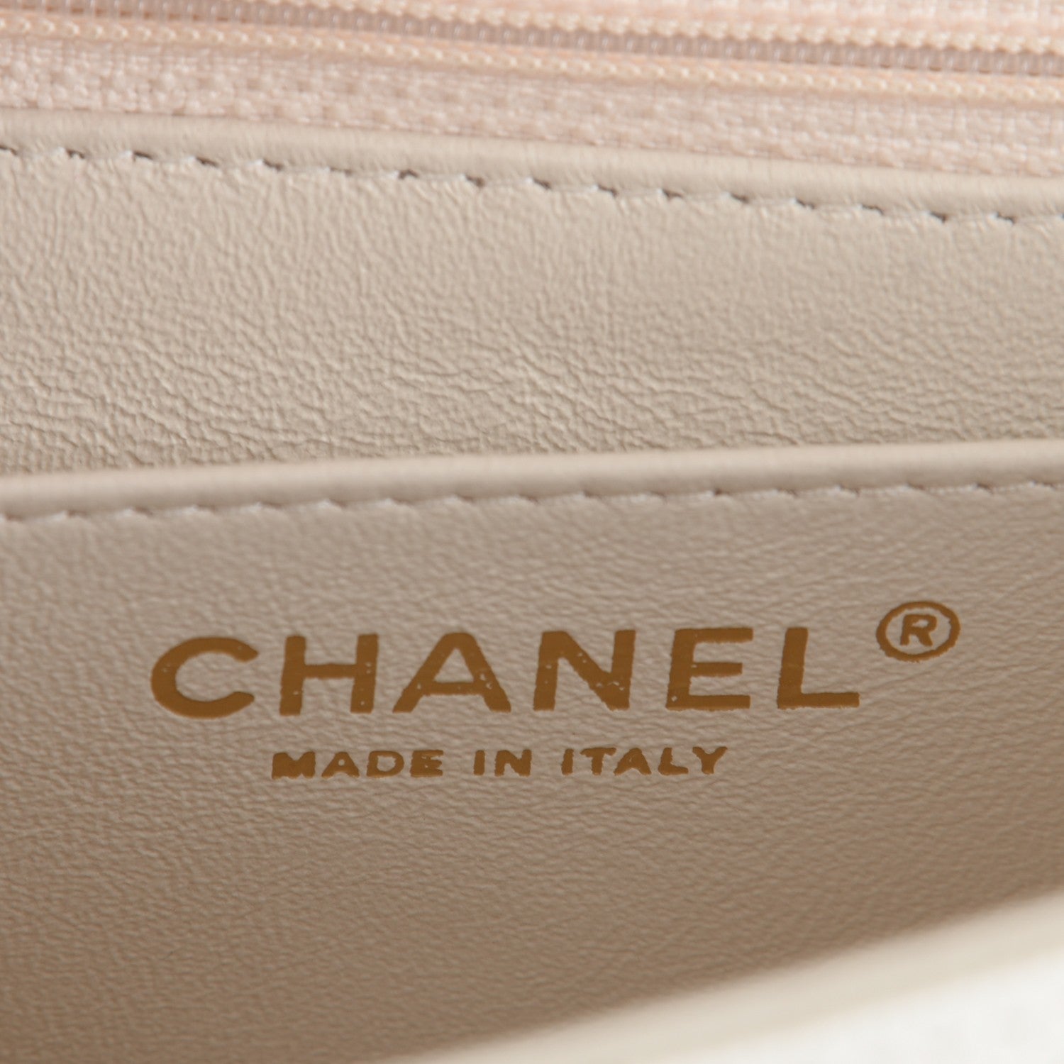 Chanel Caviar Quilted Mini Square Flap White 6 of 6