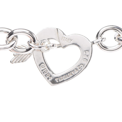 Tiffany Sterling Silver Heart and Arrow Toggle Necklace 4 of 4