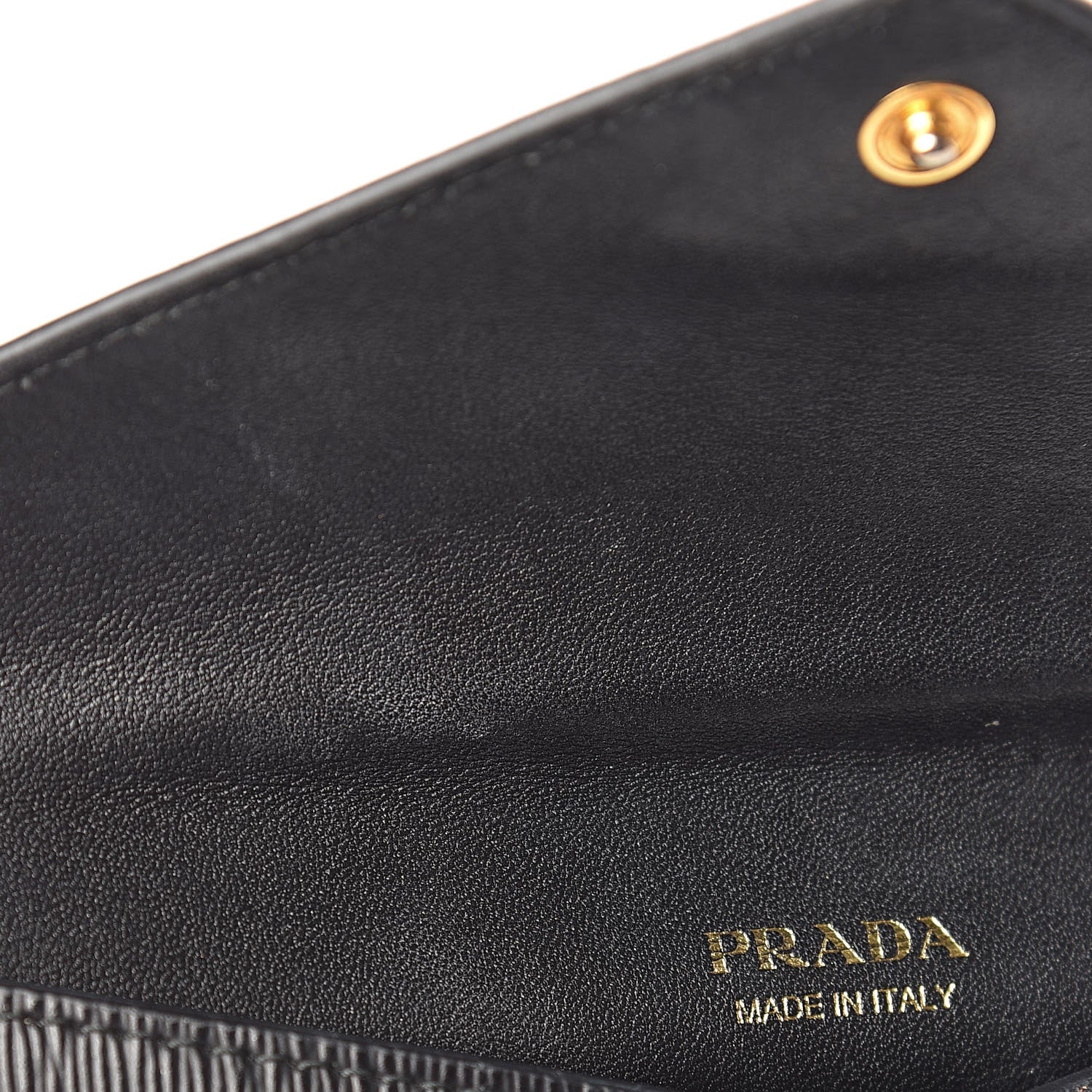 Prada Vitello Move Envelope Wallet Black 12 of 13