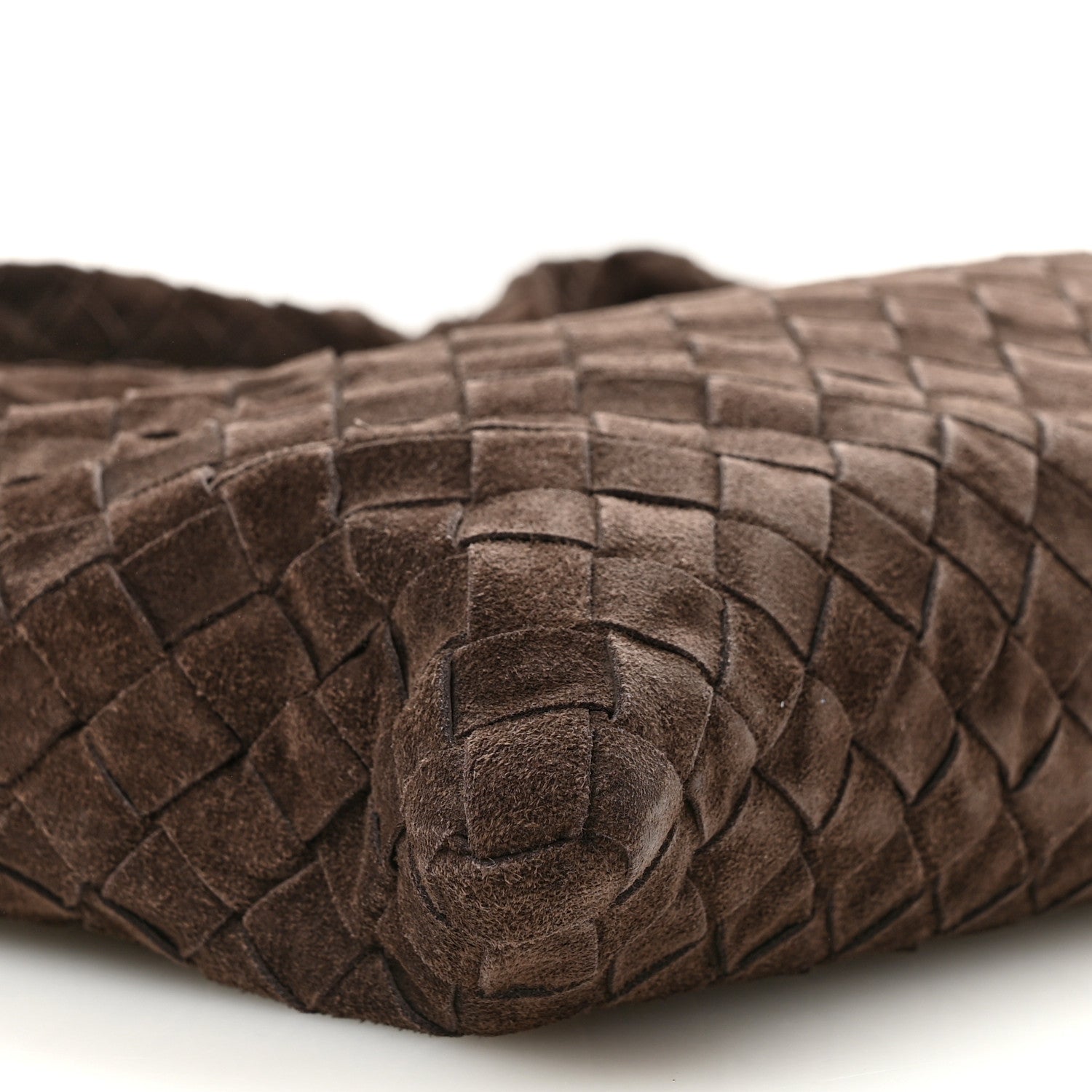 Bottega Veneta Suede Intrecciato Small Hop Fondant 9 of 11