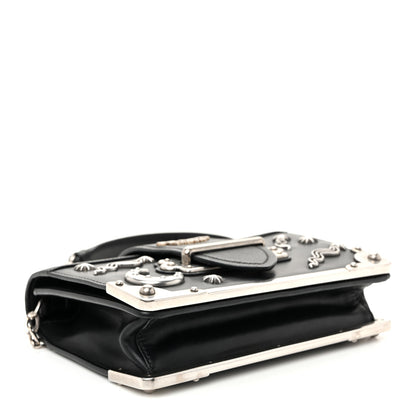 Prada City Calf Saffiano Cahier Astrology Bag Black Black 4 of 11