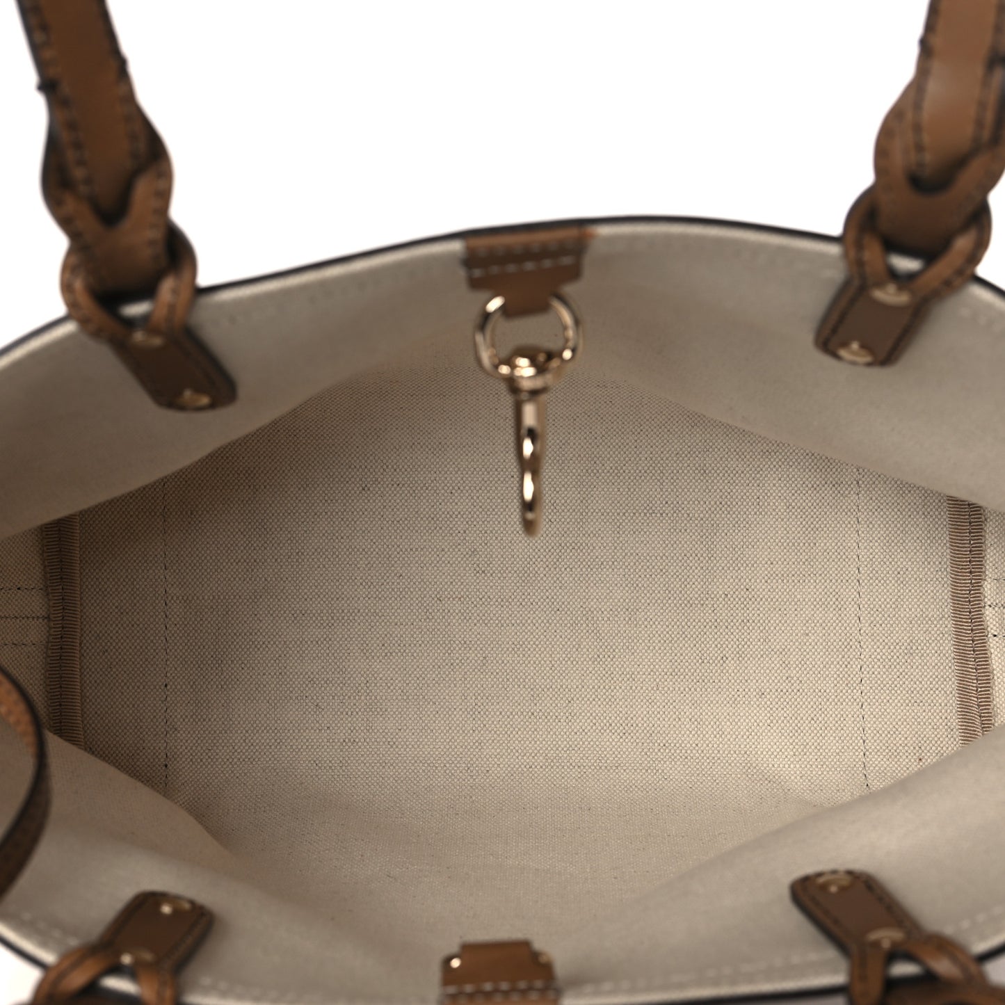 Monogram Small Craft Tote Light Brown
