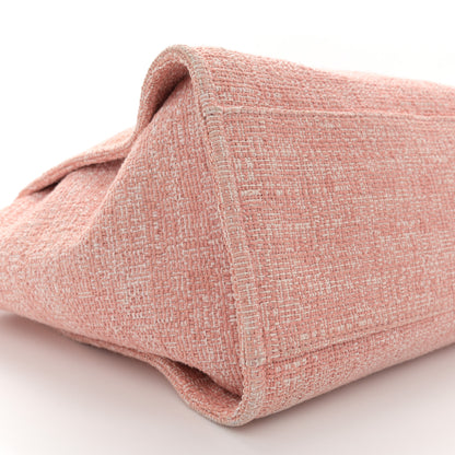 Chanel Straw Lurex Medium Deauville Tote Pink 9 of 14