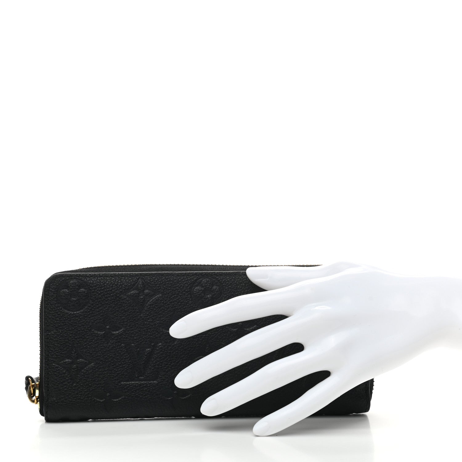 Louis Vuitton Empreinte Clemence Wallet Black 2 of 7