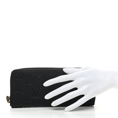 Louis Vuitton Empreinte Clemence Wallet Black 2 of 7