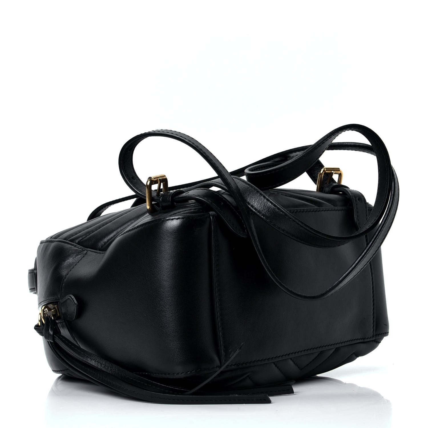 Gucci Calfskin Matelasse GG Marmont Backpack Black 3 of 4