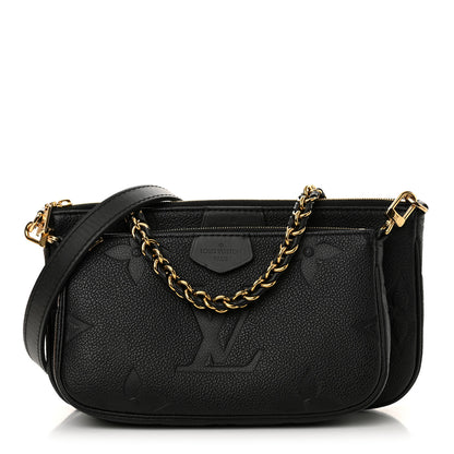 Louis Vuitton Empreinte Monogram Giant Multi Pochette Accessories Black 1 of 12