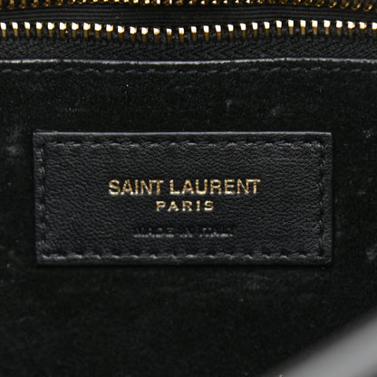 Saint Laurent Smooth Calfskin Le 5 A 7 Hobo Black 6 of 11