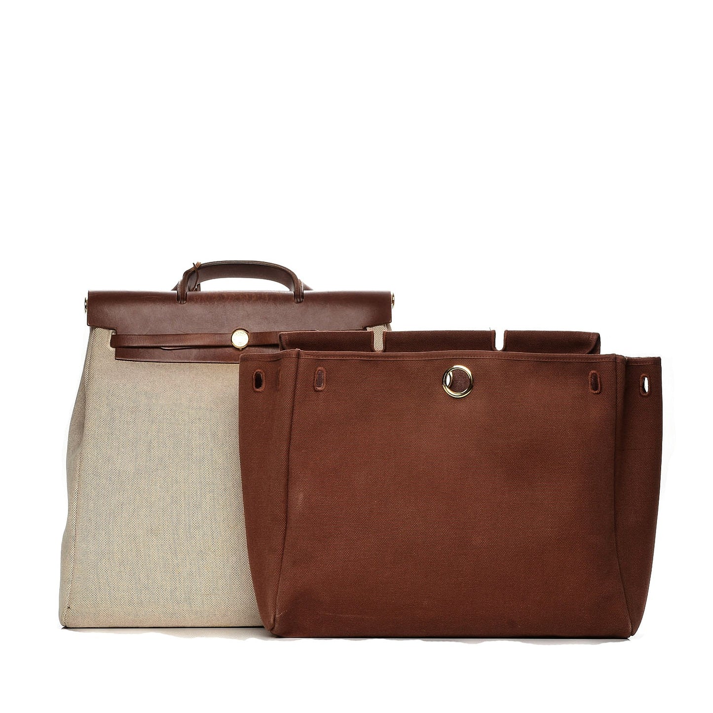 Toile Calfskin Herbag 39 GM Natural