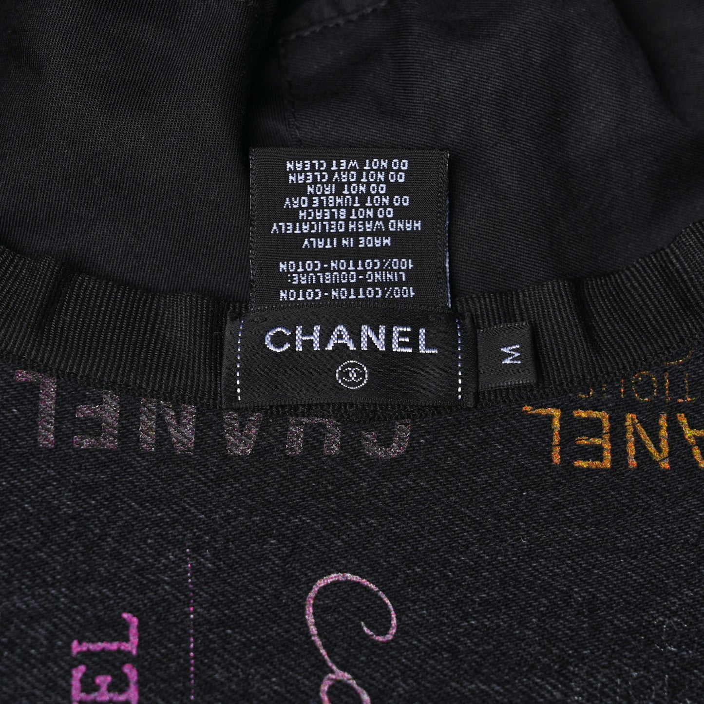 Denim Mood Cloche Bucket Hat M Black