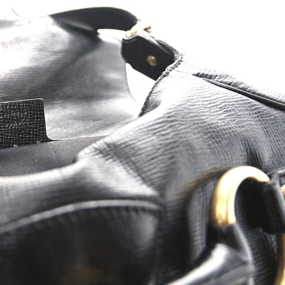 Gucci Calfskin Horsebit Flap Bag Black 7 of 10