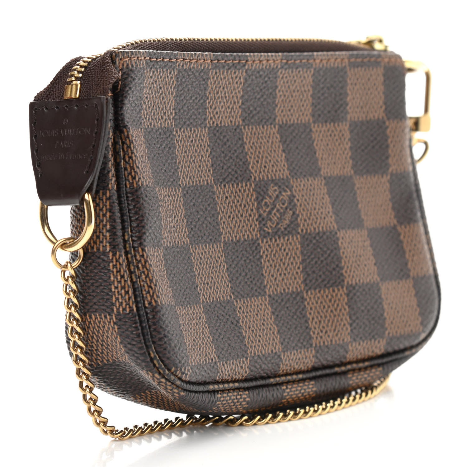 Louis Vuitton Damier Ebene Complice Trunks and Bags Mini Pochette Accessories Red 3 of 7