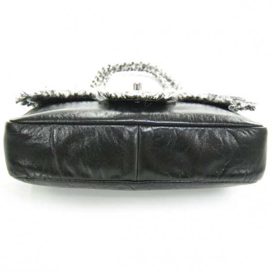 Chanel Lambskin Tweedy Flap Black 4 of 12