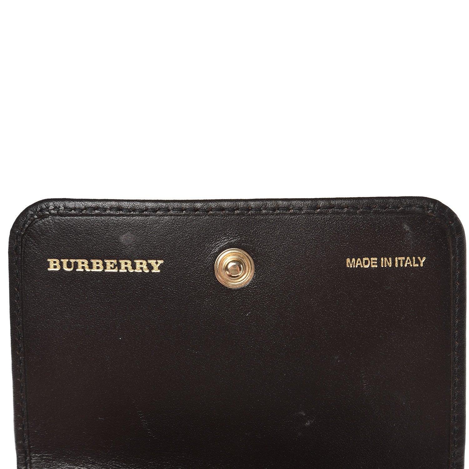 Burberry Haymarket Check Medium Leighton Wallet Chocolate 6 of 8