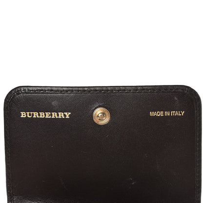 Burberry Haymarket Check Medium Leighton Wallet Chocolate 6 of 8