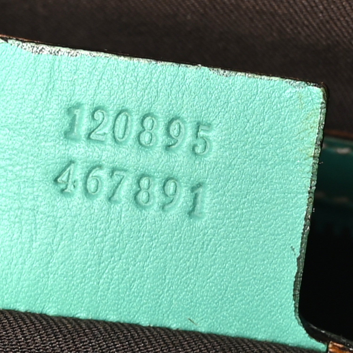 Gucci Calfskin GG Monogram Tote Turquoise 7 of 10