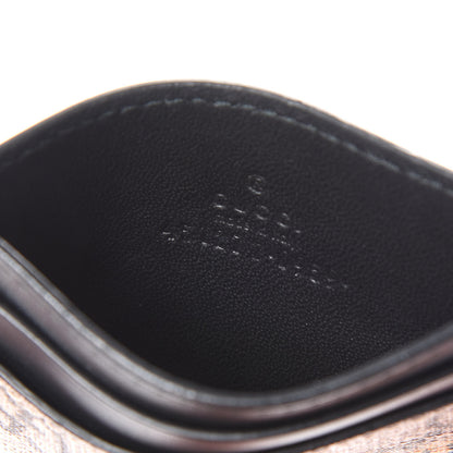 Gucci GG Supreme Monogram Tiger Print Card Holder Black 9 of 10