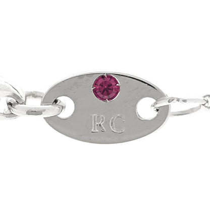 Roberto Coin 18K White Gold Diamond Petite Venetian Princess Flower Pendant Necklace 7 of 8