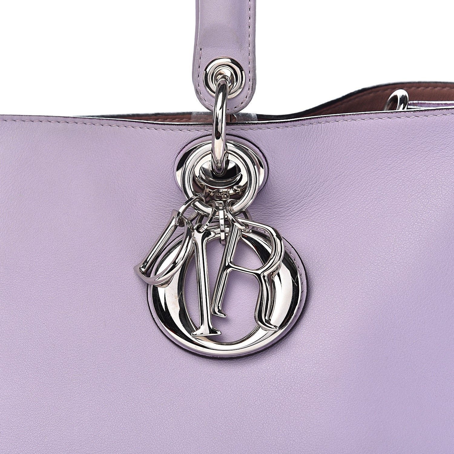 Christian Dior Smooth Calfskin Large Diorissimo Tote Lilac 13 of 13