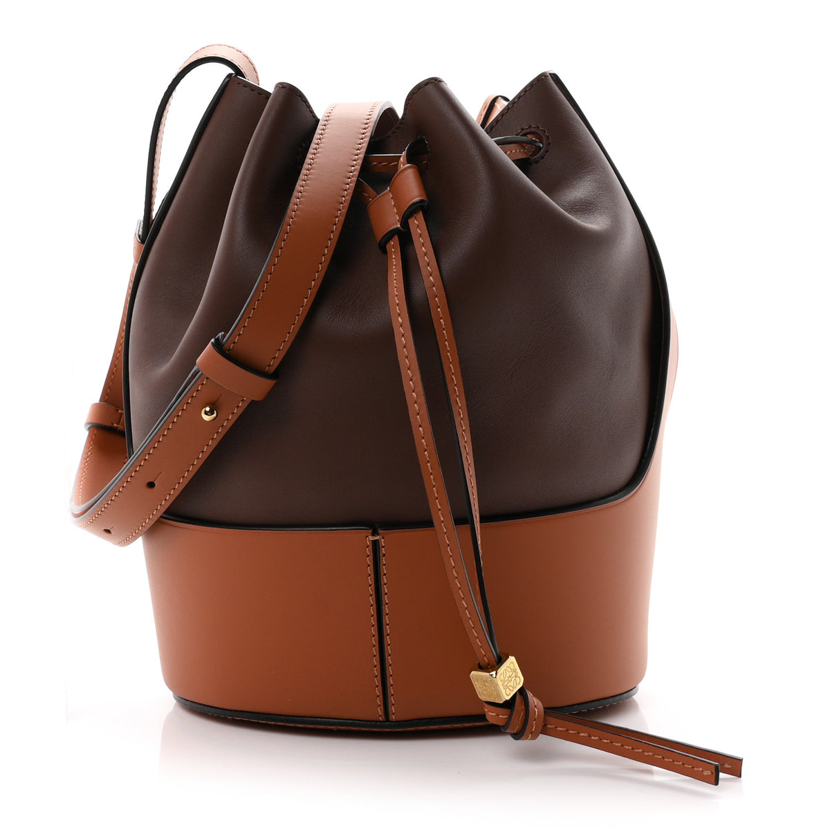 Loewe Calfskin Small Balloon Bucket Bag Hazelnut 1 of 10