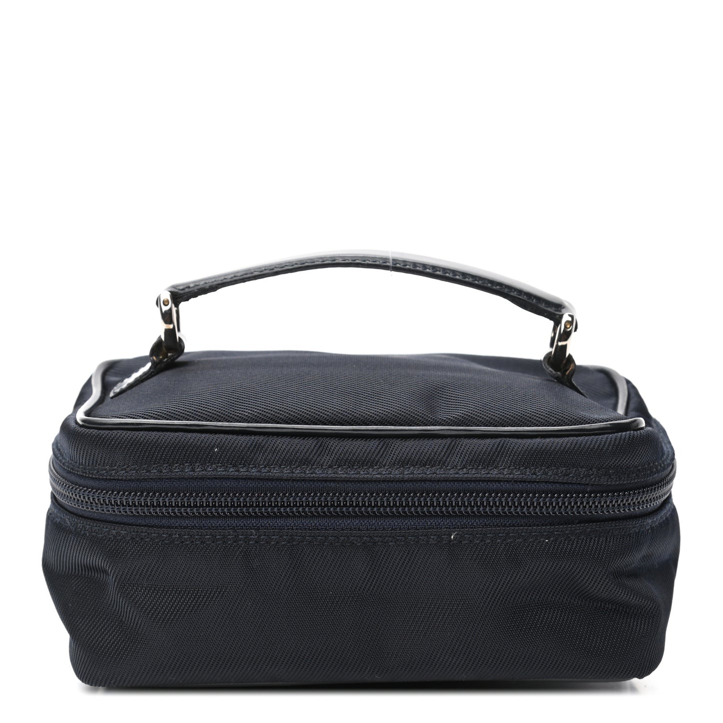 Nylon Bamboo Cosmetic Case Black