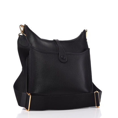Hermes Taurillon Clemence Evelyne III PM Black 3 of 10