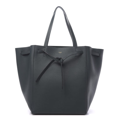 Celine Soft Grained Calfskin Medium Belt Cabas Phantom Amazone 1 of 9